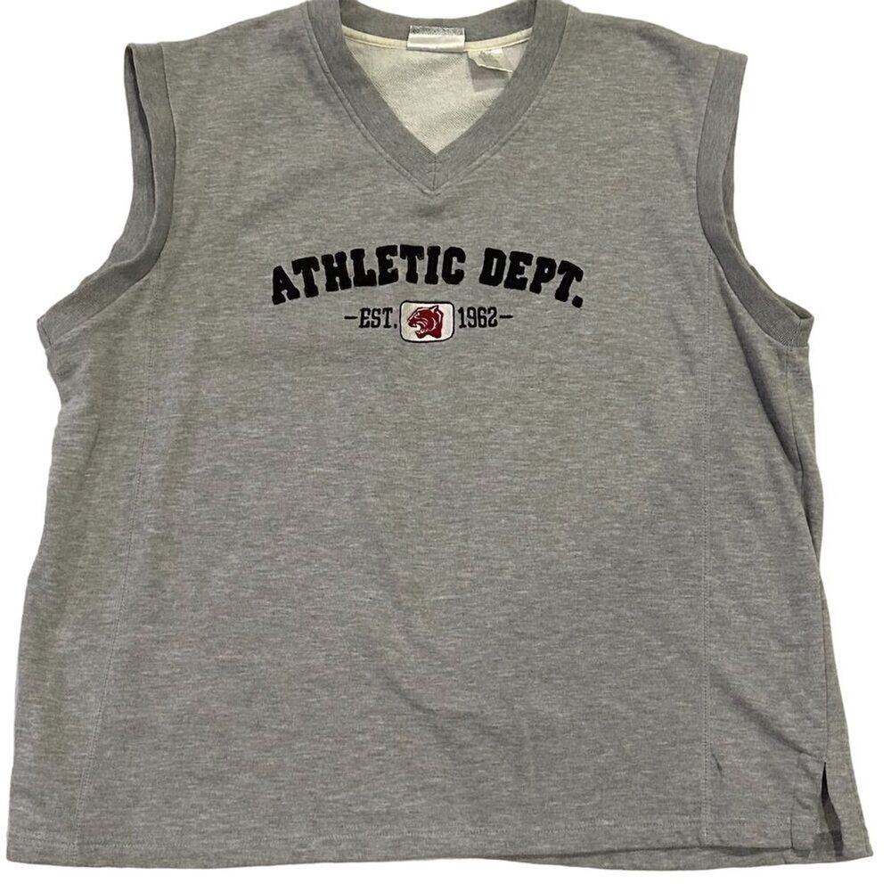 Athletic Works Men's Sleeveless Gray Sweatshirt Size‎ L Pullover